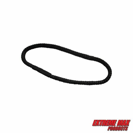 EXTREME MAX Extreme Max 3006.3186 BoatTector PWC Bungee Dock Line Extension Loop - 1', Black (Value 4-Pack) 3006.3186